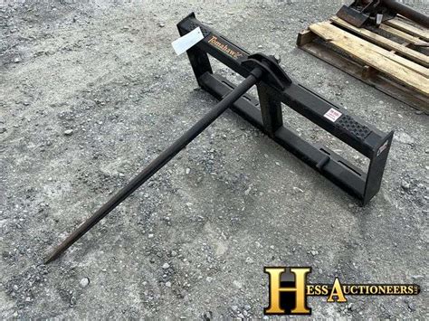 tomahawk skid steer hay spear|tomahawk hay spear attachment.